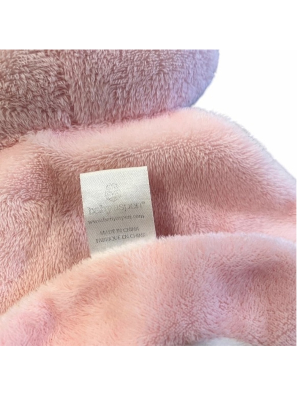 BABY Aspen Owl Lovey Security Blanket Plush HTF Pink Gray Chevron Rattle Baby To - Picture 9 of 12